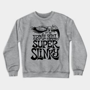 Slinky Strings In Black Print Crewneck Sweatshirt